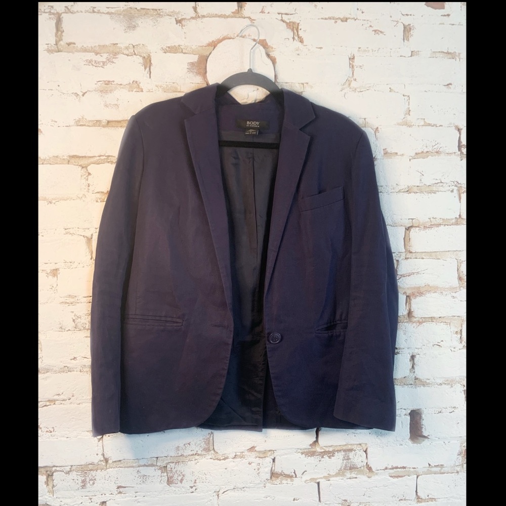 BODY BY VICTORIA | NAVY BLUE BLAZER